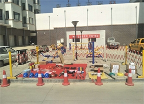 烏蘭察布市老舊計量改造開工現場